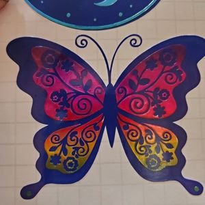 Rainbow butterfly vinyl decal